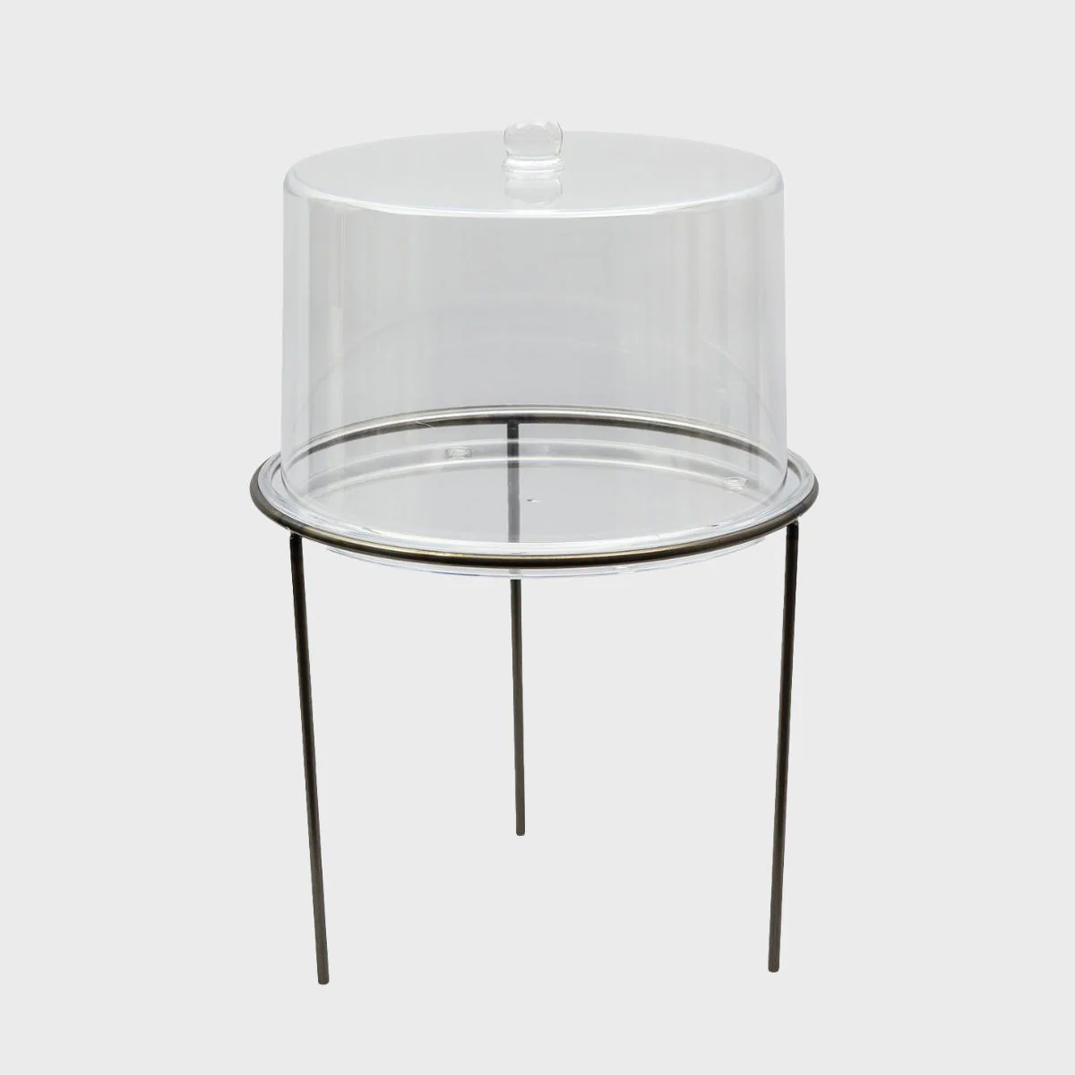 Matlock countertop stand with large flat acrylic dome - Image 4