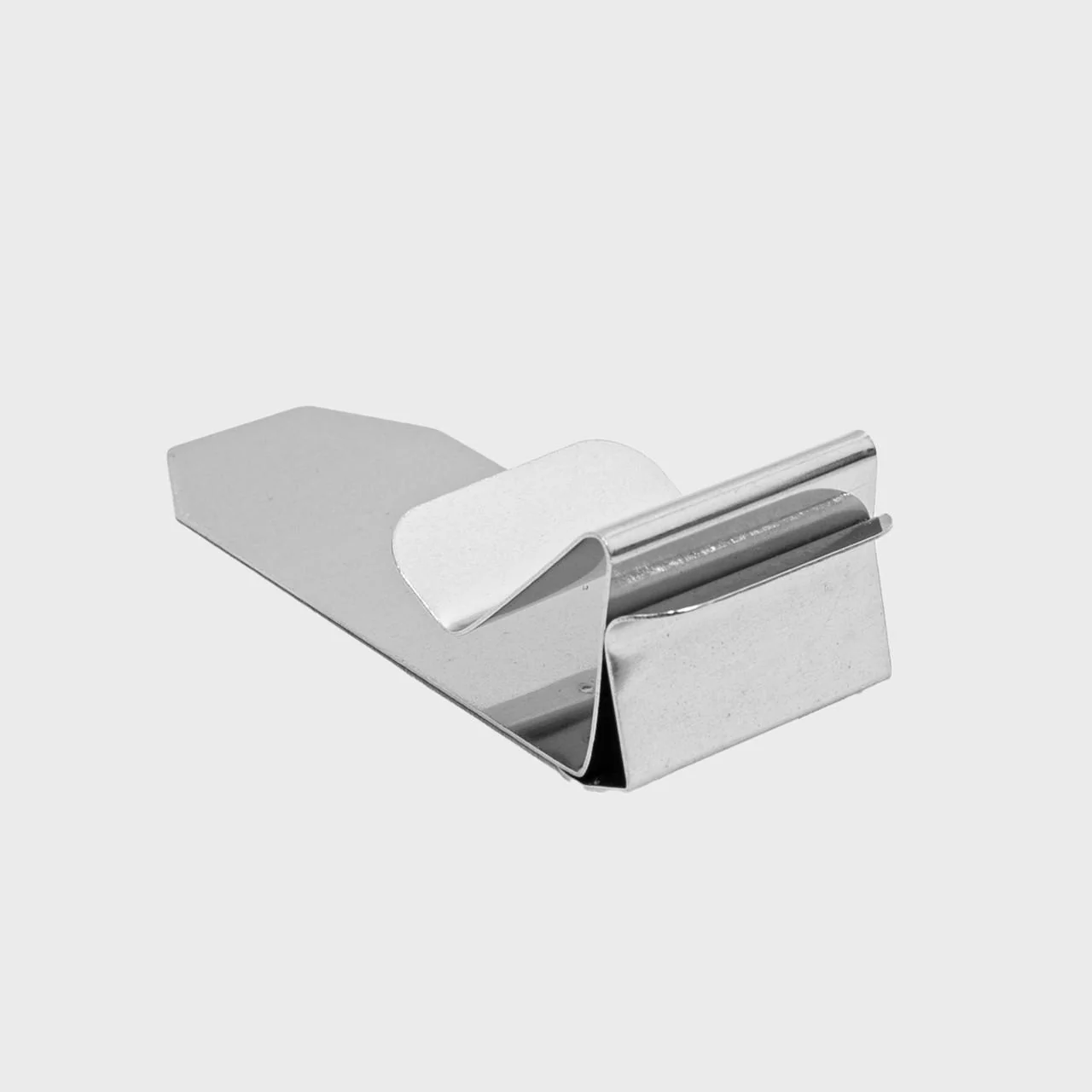 Metal shelf edge ticket holder