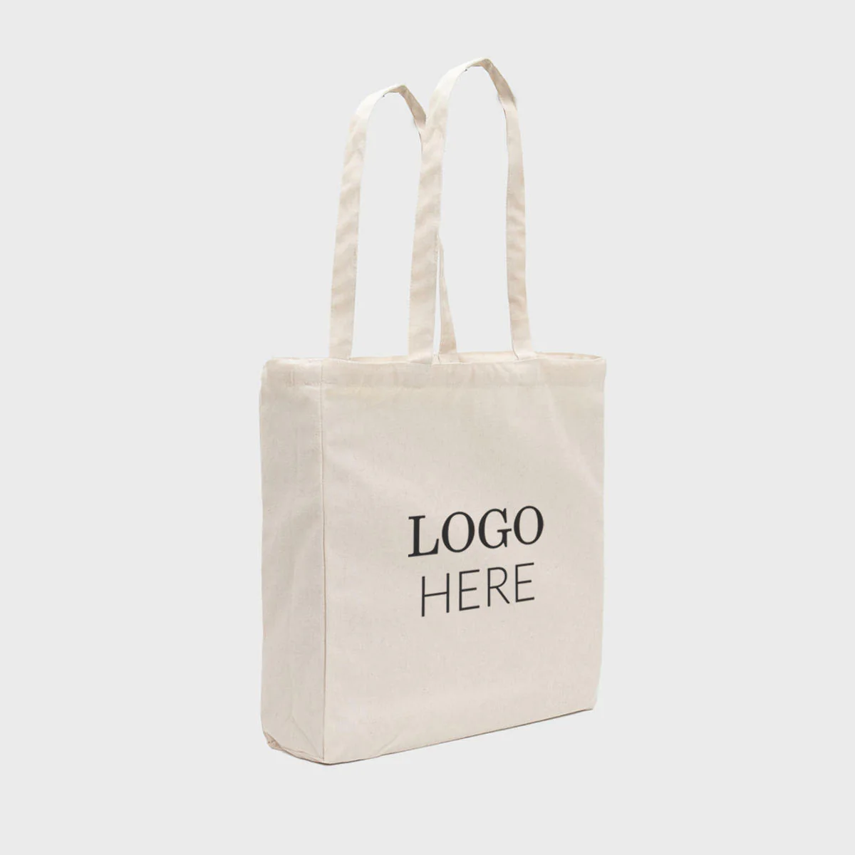 Natural 8oz recycled canvas bag with gusset - Image 3