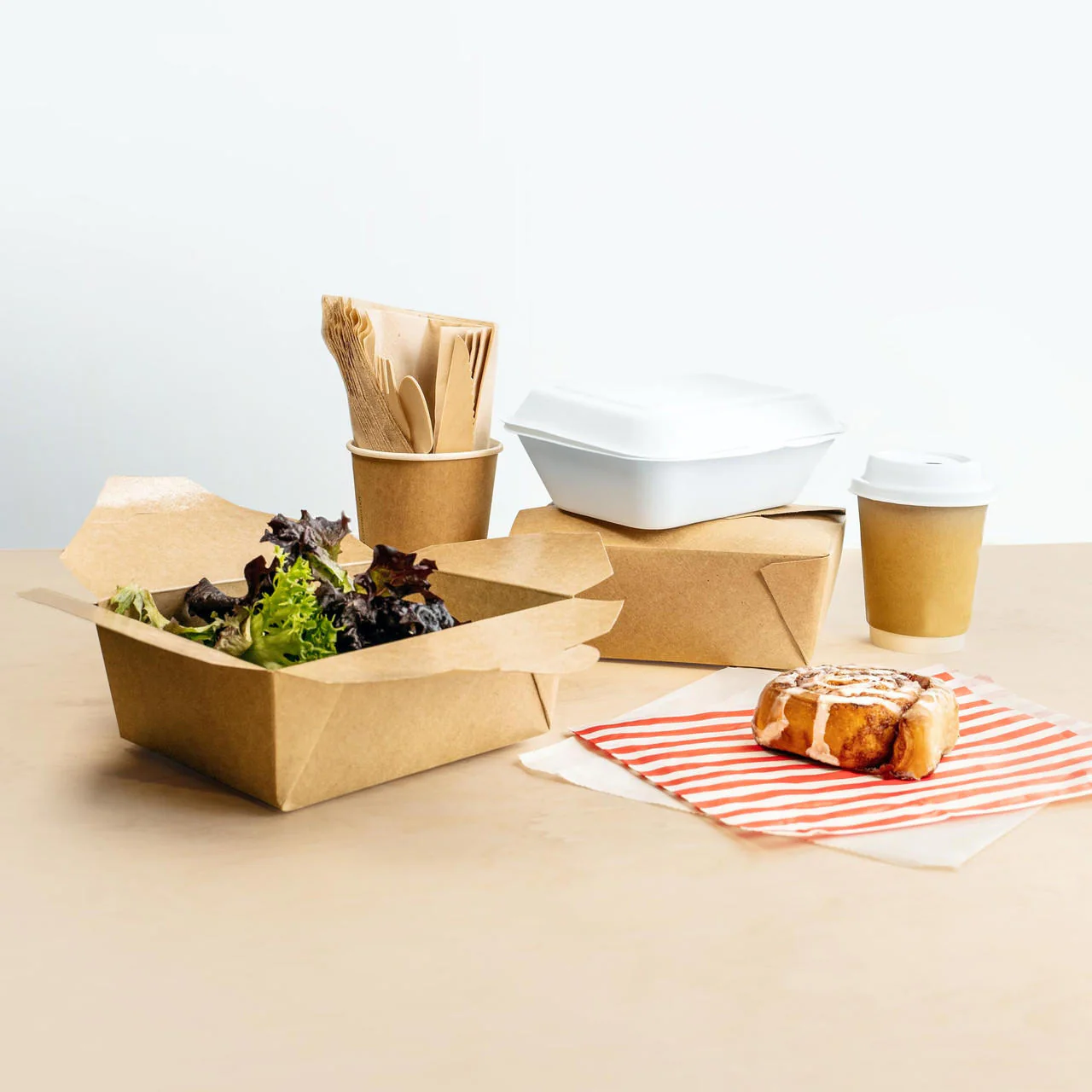 No leak kraft takeaway boxes - Image 4