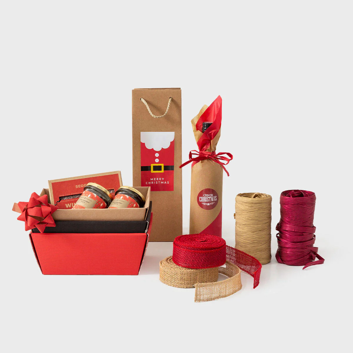 Oversized santa's belt christmas paper sticker (100 p/roll) - Image 3