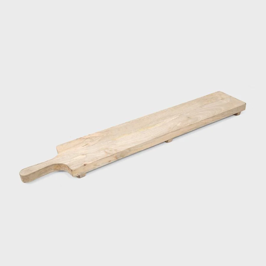 Oversized wooden charcuterie board