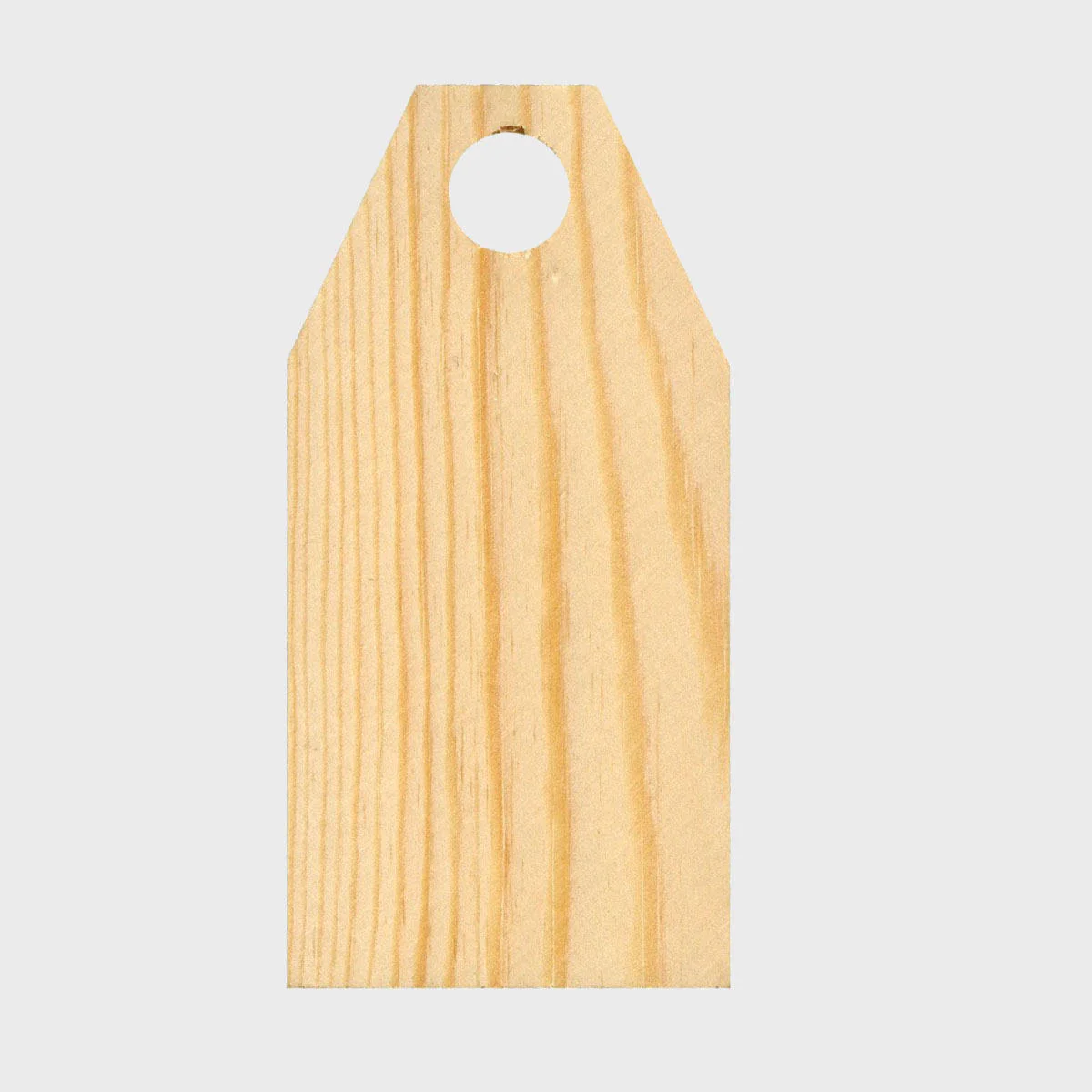 Plain wooden gift tag
