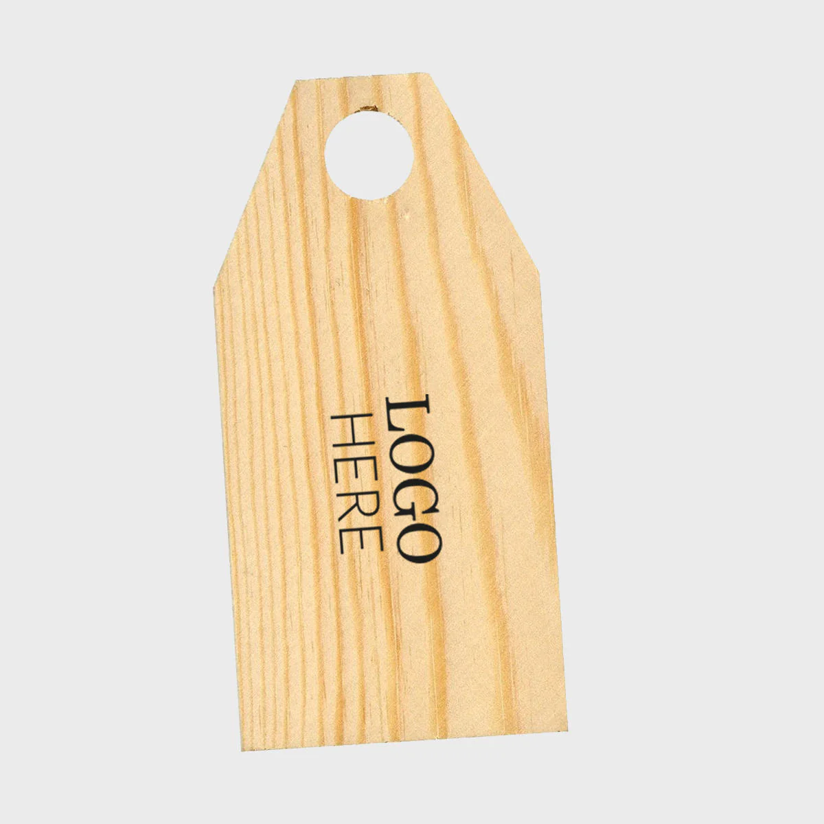 Plain wooden gift tag - Image 2