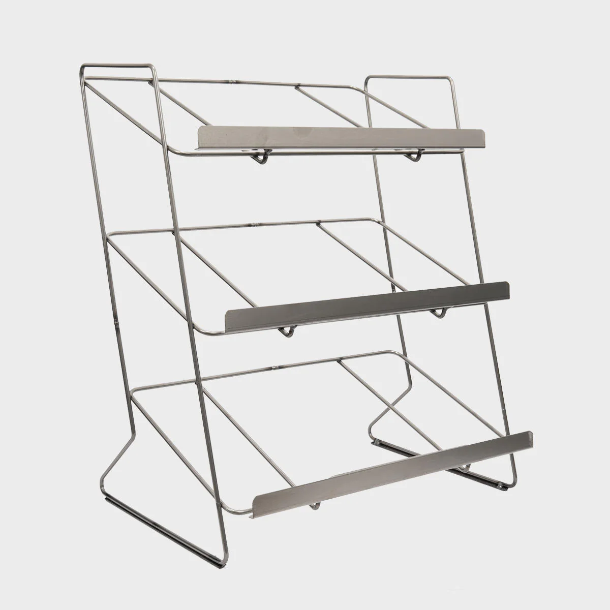Railton tiered steel counter top display unit - Image 5