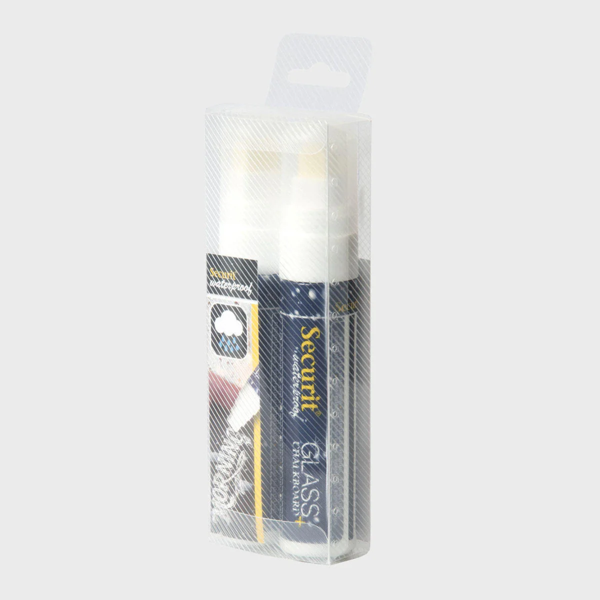 Securit 7-15mm white waterproof liquid chalk markers (set of 2)