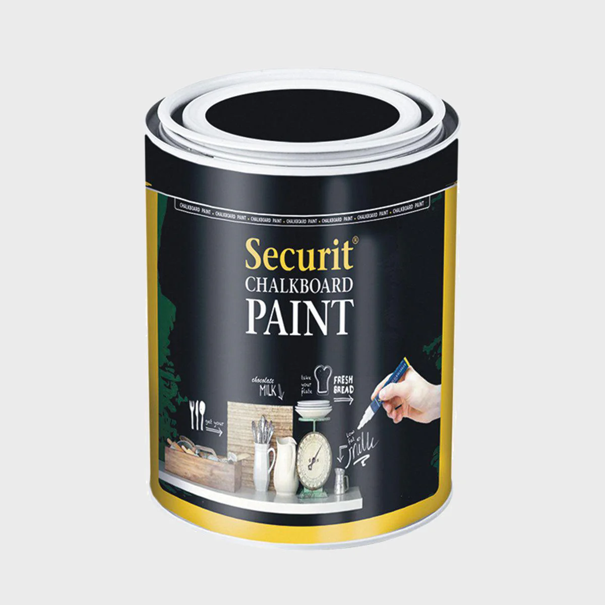 Securit black chalkboard paint 250ml