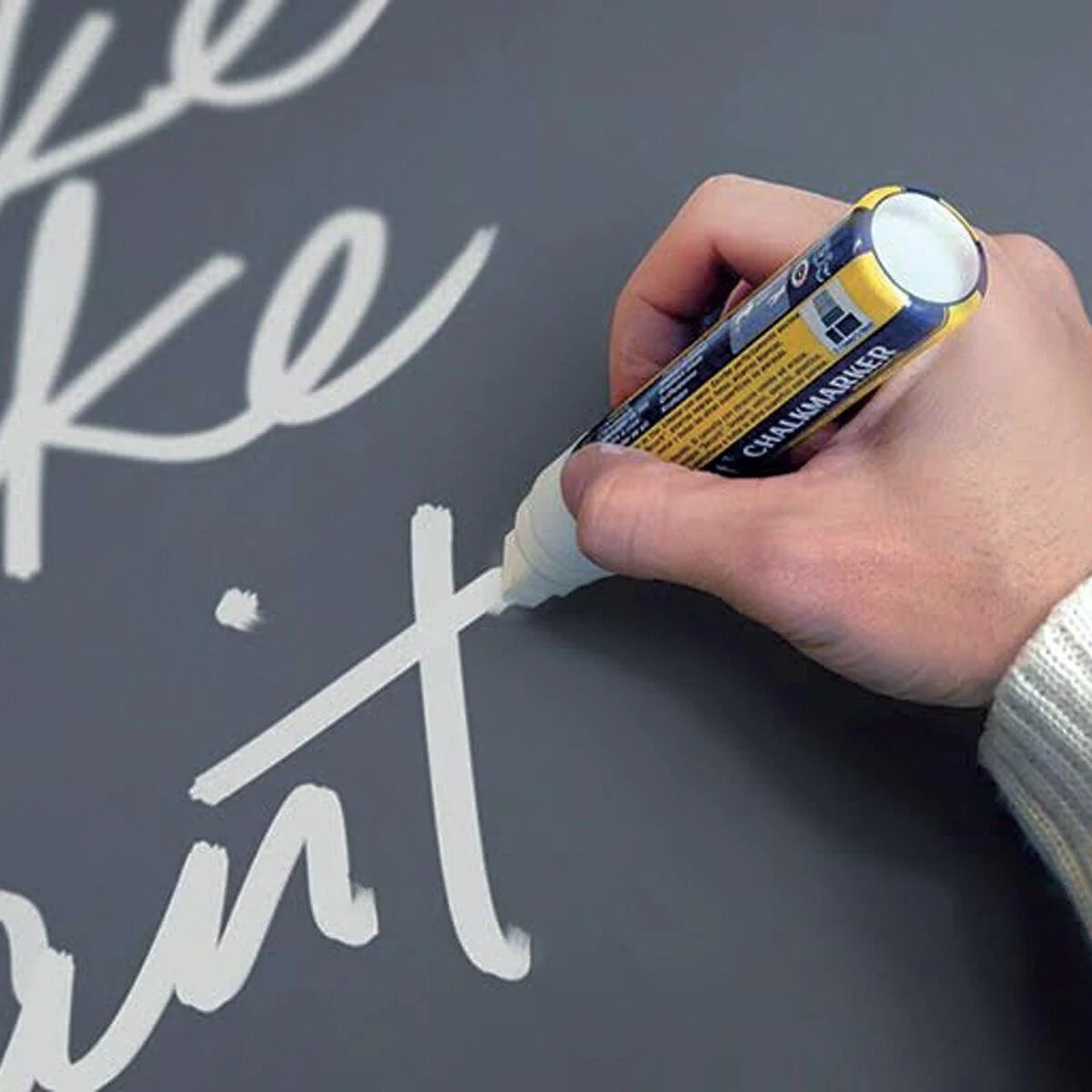 Securit white 2mm liquid chalk markers (set of 4) - Image 2