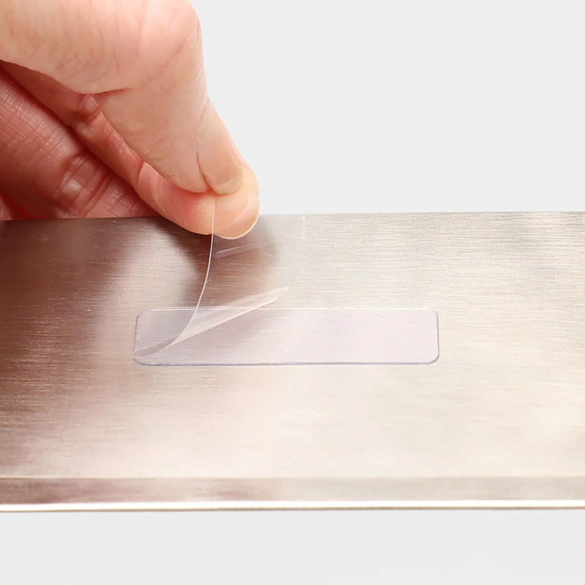 Self adhesive silver card holder - Image 3