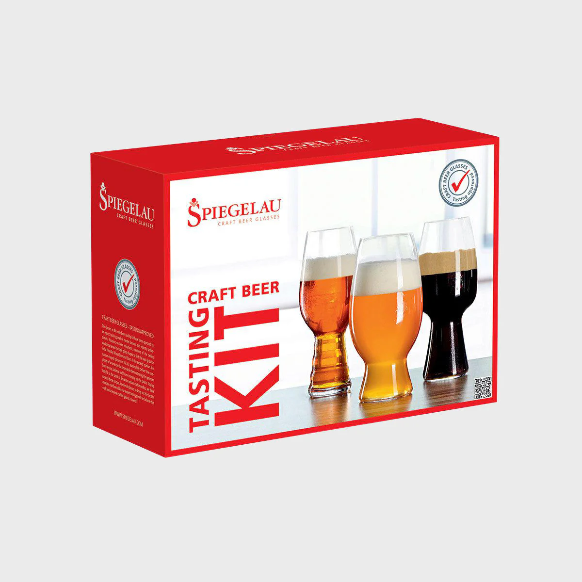 Spiegelau craft beer tasting kit (retail box of 3)