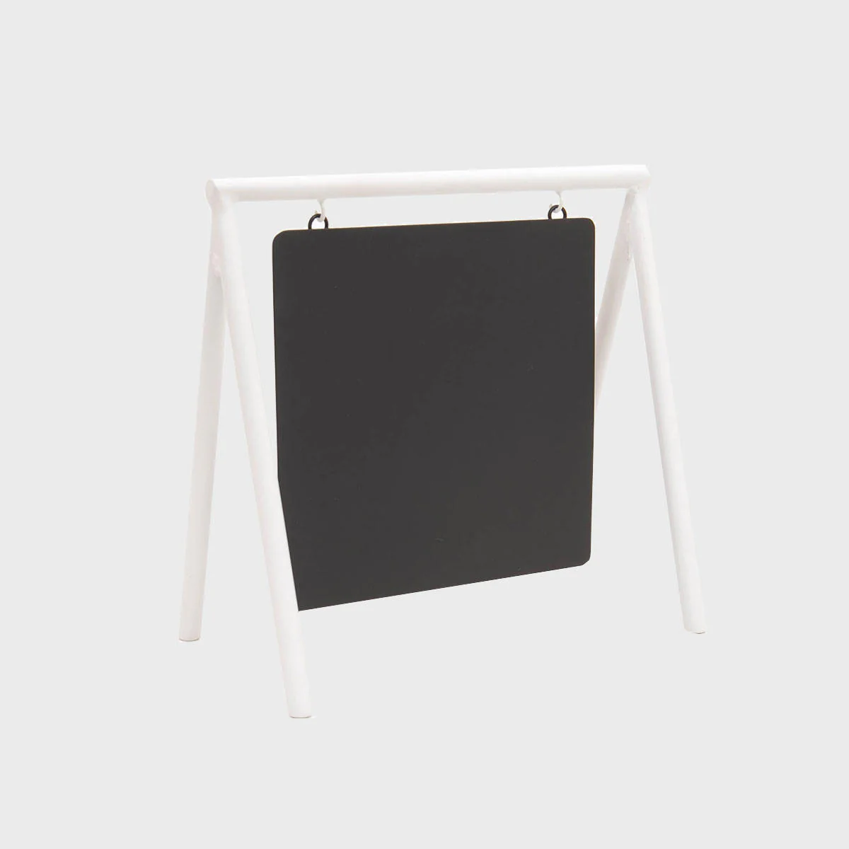 Square black &amp; white table sign