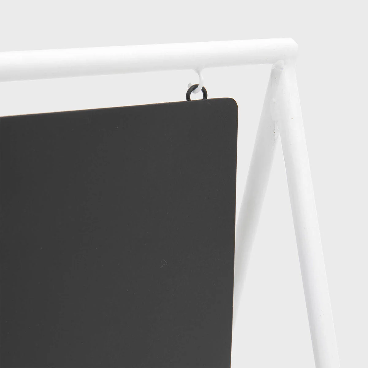 Square black &amp; white table sign - Image 2