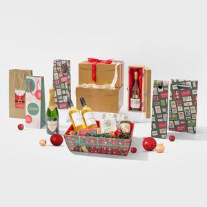 Stacked 6 bottle gift hamper box - Image 3