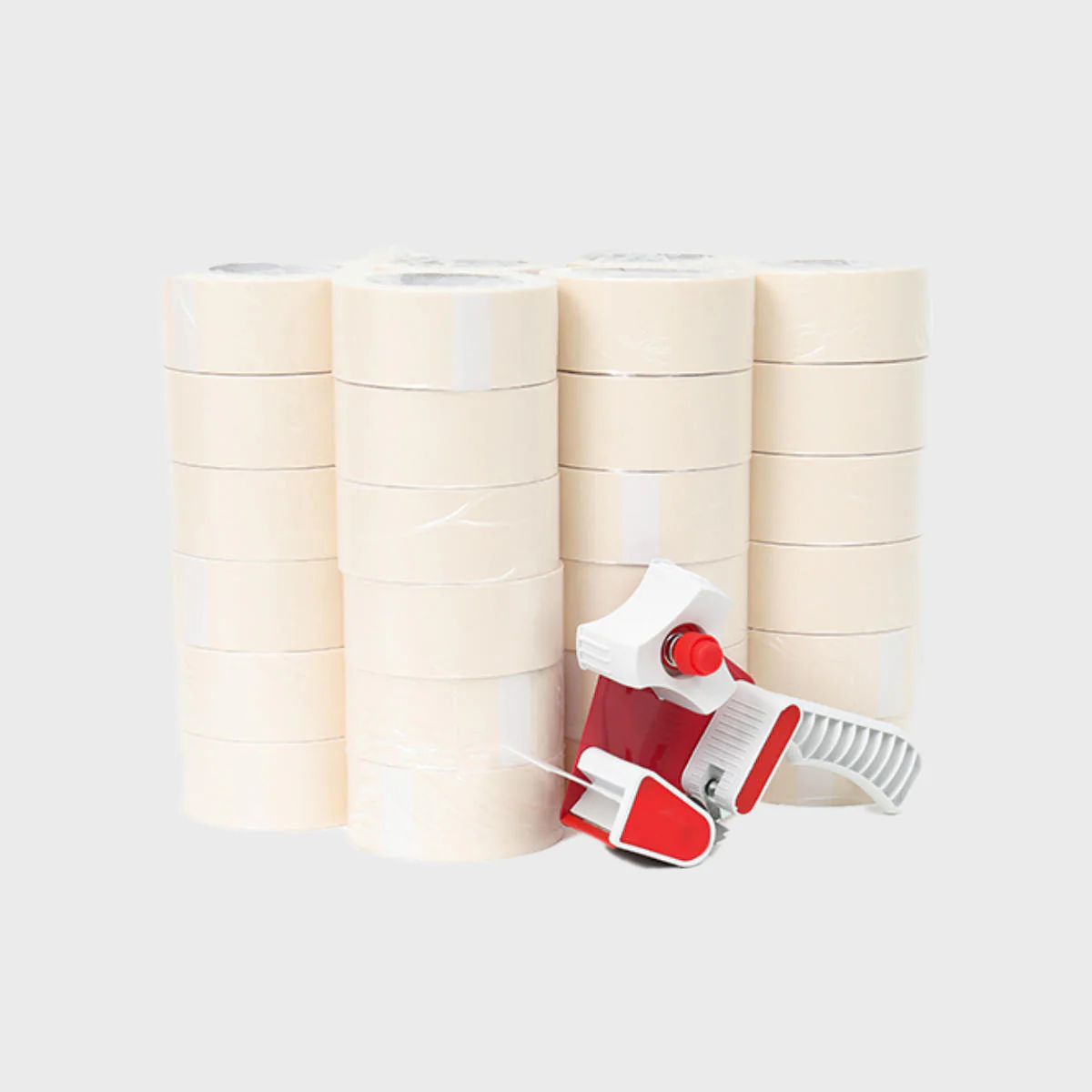 White paper tape 50m - Image 3