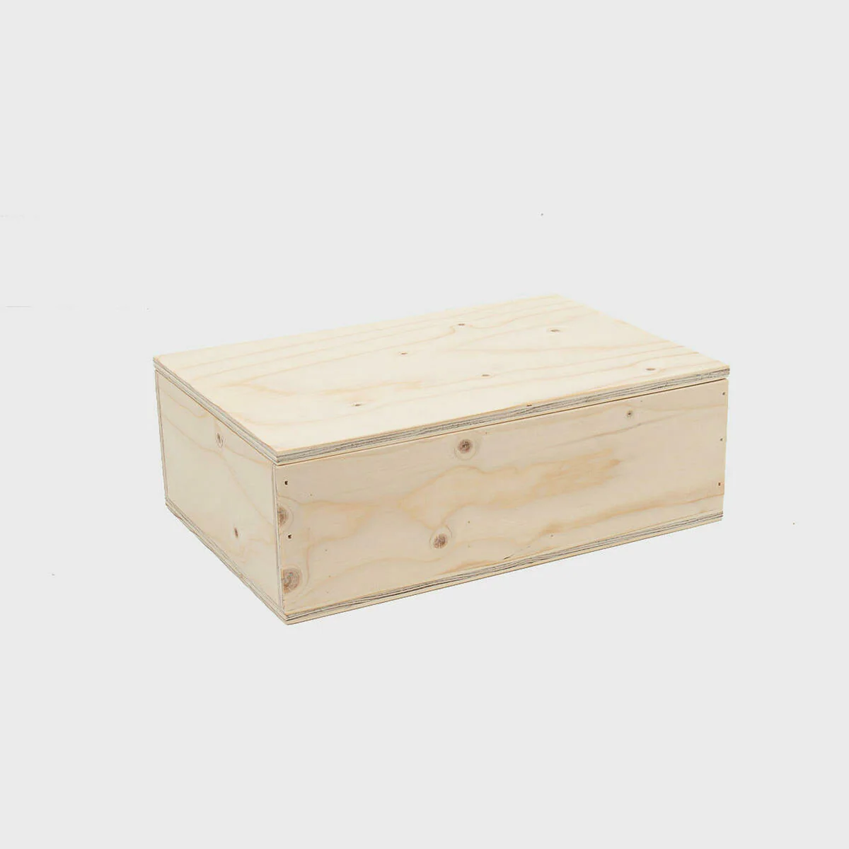 Wooden hamper box with drop on lid - Image 6